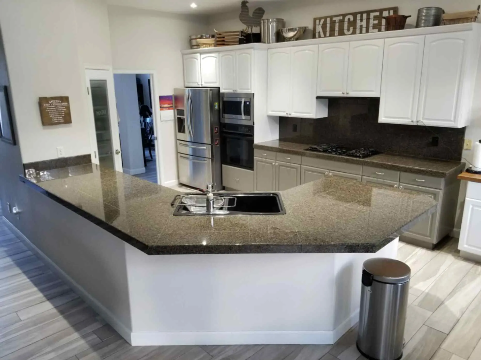 Gorgeous Arabascoto Porcelain Stone Kitchen Remodel Gorgeous Arabascoto Porcelain Stone Kitchen Remodel